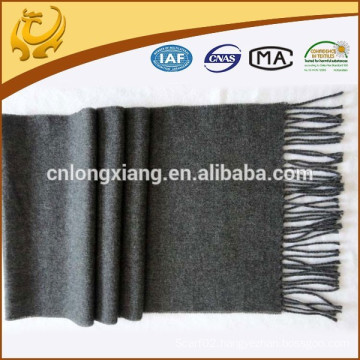 OEM custom SGS certificate fashion accessories plain wool shawls grey